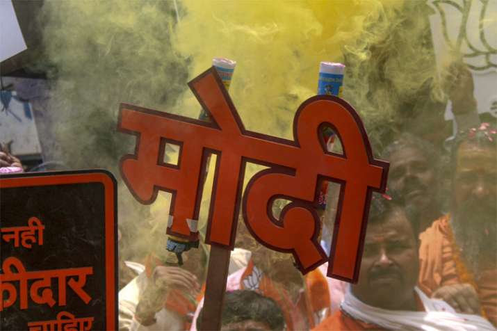 नरेंद्र मोदी की अगुवाई में भारतीय जनता पार्टी ने इन चुनावों में अभूतपूर्व सफलता हासिल की है | PTI Re नरेंद्र मोदी की अगुवाई में भारतीय जनता पार्टी ने इन चुनावों में अभूतपूर्व सफलता हासिल की है | PTI Re- India TV Hindi
