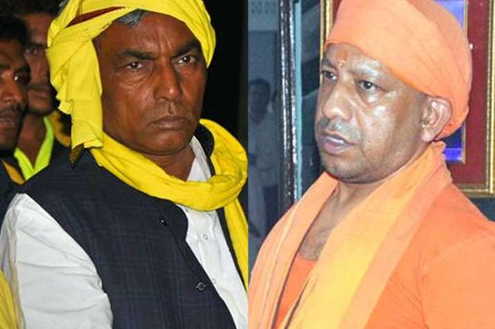 Om Prakash Rajbhar and Yogi Adityanath | Facebook Om Prakash Rajbhar and Yogi Adityanath | Facebook- India TV