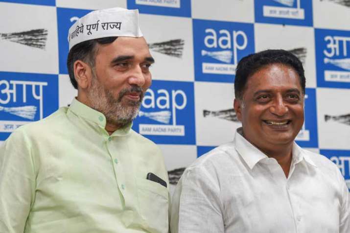 Aam Aadmi Party (AAP) leader Gopal Rai and... Aam Aadmi Party (AAP) leader Gopal Rai and...- India TV