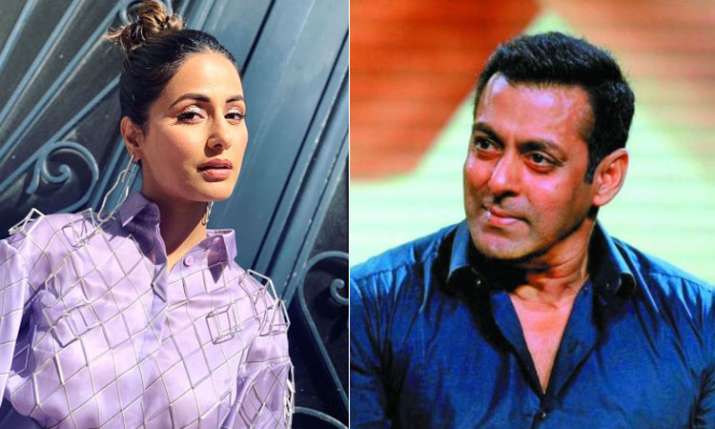 salman Khan's reaction on Hina Khan's Cannes controversy salman Khan's reaction on Hina Khan's Cannes controversy- India TV Hindi