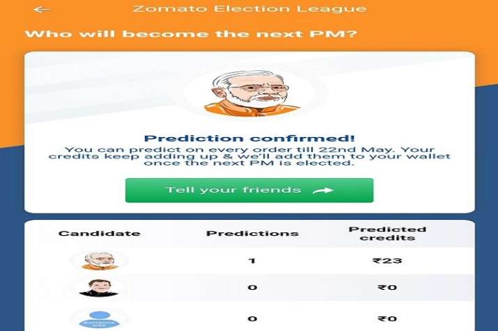Zomato Election League Zomato Election League- India TV Hindi