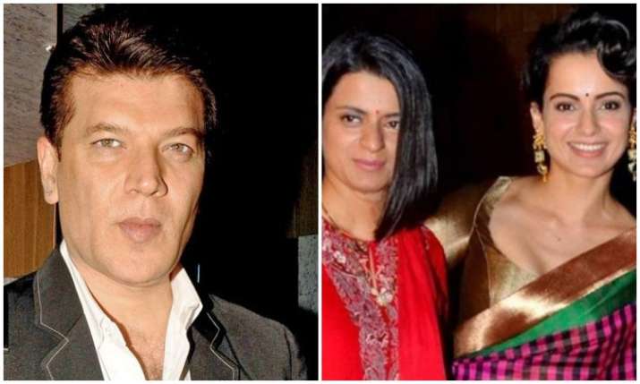 Aditya pancholi, Rangoli chandel and kangana Ranaut Aditya pancholi, Rangoli chandel and kangana Ranaut- India TV
