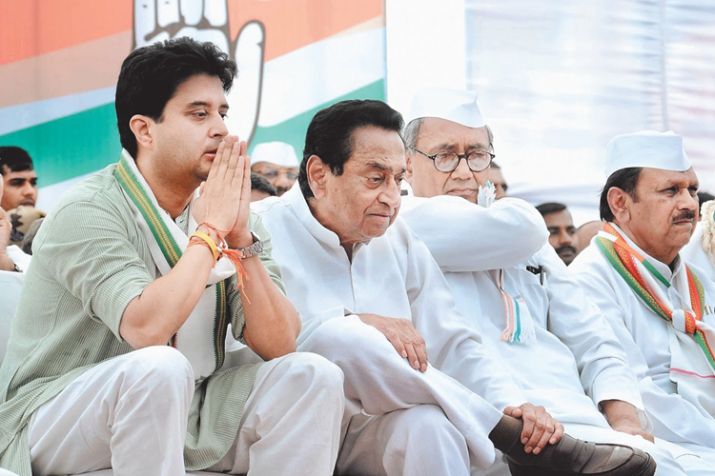 jyotiraditya scindia and kamal nath jyotiraditya scindia and kamal nath- India TV