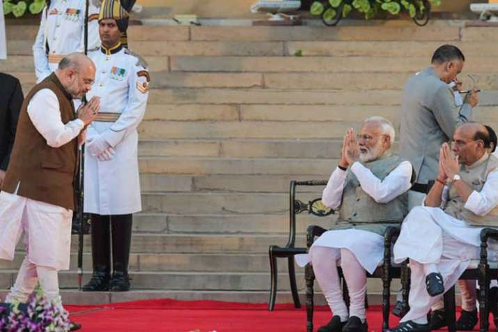 Amit Shah, Narendra Modi and Rajnath Singh | PTI Amit Shah, Narendra Modi and Rajnath Singh | PTI- India TV