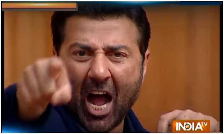 Sunny Deol in aap ki adalat Sunny Deol in aap ki adalat- India TV