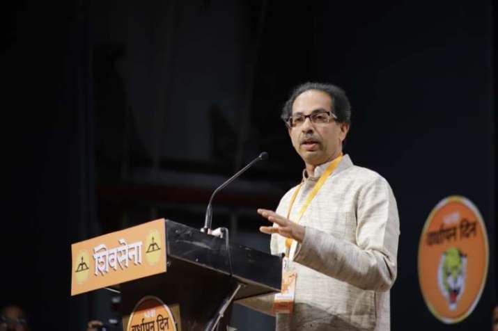 Uddhav Thackeray Speech in Shiv Sena 53rd foundation day celebration Uddhav Thackeray Speech in Shiv Sena 53rd foundation day celebration - India TV