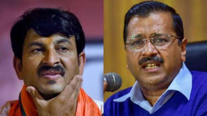 Manoj Tiwari & Arvind Kejriwal Manoj Tiwari & Arvind Kejriwal- India TV Hindi