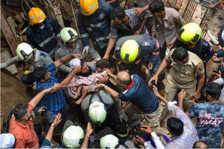 Mumbai building collapses Mumbai building collapses- India TV