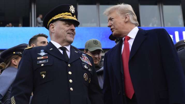President Donald Trump, right, talks with Army Chief of Staff Gen. Mark Milley | AP File President Donald Trump, right, talks with Army Chief of Staff Gen. Mark Milley | AP File- India TV