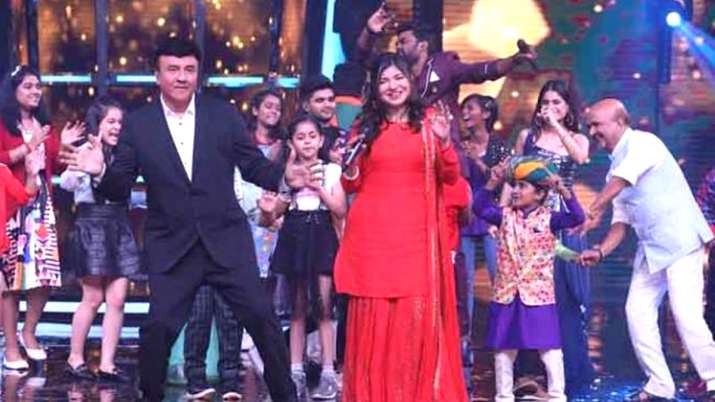 Anu Malik in Superstar Singer show Anu Malik in Superstar Singer show- India TV