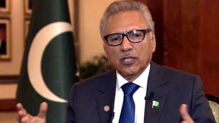 Pakistani President Arif Alvi Pakistani President Arif Alvi- India TV Hindi
