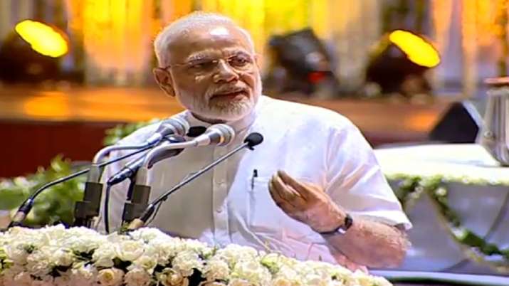PM Modi address condolence meeting for Sushma Swaraj PM Modi address condolence meeting for Sushma Swaraj- India TV