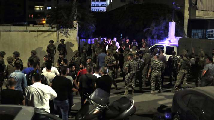 Israeli drone explodes, another crashes, south of Beirut, says Lebanese Army Israeli drone explodes, another crashes, south of Beirut, says Lebanese Army - India TV Hindi