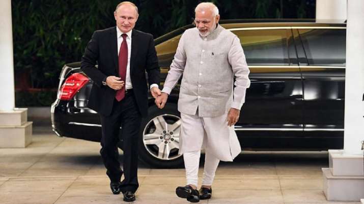 PM Narendra Modi and Russian Presiden Vladimir Putin PM Narendra Modi and Russian Presiden Vladimir Putin- India TV