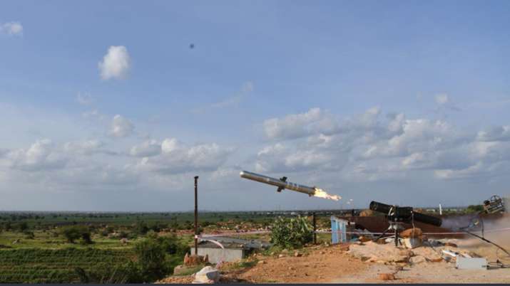 India successfully test fired Man Portable Anti Tank Guided Missile system India successfully test fired Man Portable Anti Tank Guided Missile system- India TV
