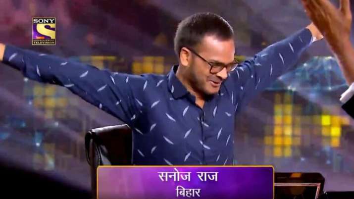 'कौन बनेगा करोड़पति 11' को मिला पहला करोड़पति, बिहार के सनोज राज अब बनना चाहते हैं IAS 'कौन बनेगा करोड़पति 11' को मिला पहला करोड़पति, बिहार के सनोज राज अब बनना चाहते हैं IAS- India TV