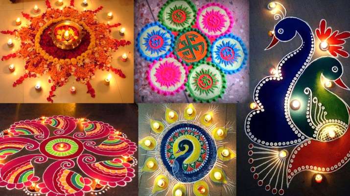 View New Diwali 2019 New Unique Rangoli Designs Images