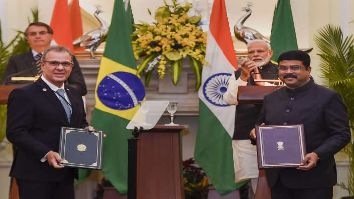 India, Brazil, Brazil President Jair Messias Bolsonaro, Prime Minister Narendra Modi India, Brazil, Brazil President Jair Messias Bolsonaro, Prime Minister Narendra Modi- India TV Paisa