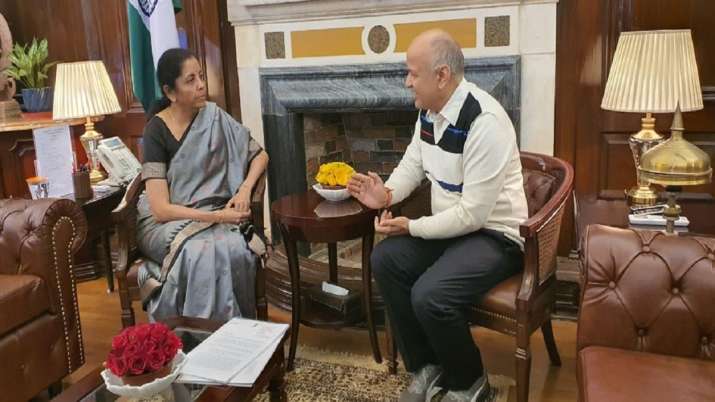 Deputy Chief Minister, Manish Sisodia, FM Nirmala Sitharaman Deputy Chief Minister, Manish Sisodia, FM Nirmala Sitharaman- India TV Paisa
