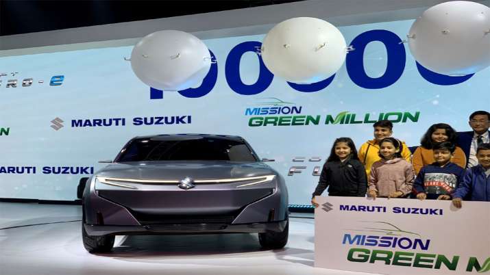 Maruti Showcasing its electric SUV concept Futuro-e at Auto Expo 2020 Maruti Showcasing its electric SUV concept Futuro-e at Auto Expo 2020- India TV Paisa