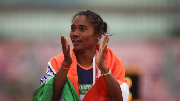 Coronavirus: Hima Das helped Assam government by donating one month's salary Coronavirus: Hima Das helped Assam government by donating one month's salary- India TV