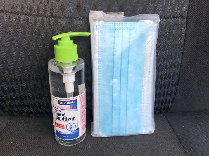 mask and hand sanitizer, mask and hand sanitizer, - India TV Paisa