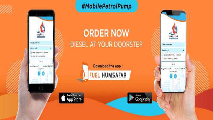 Labor Minister Santosh Gangwar launches Humsafar mobile app for doorstep diesel delivery Labor Minister Santosh Gangwar launches Humsafar mobile app for doorstep diesel delivery- India TV Paisa
