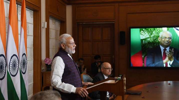 PM Modi Participate G20 video summit on coronavirus PM Modi Participate G20 video summit on coronavirus - India TV