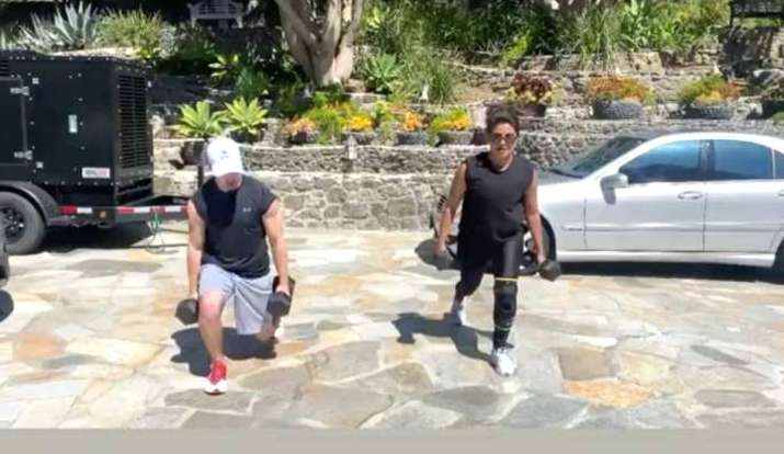 priyanka chopra nick jonas workout priyanka chopra nick jonas workout- India TV
