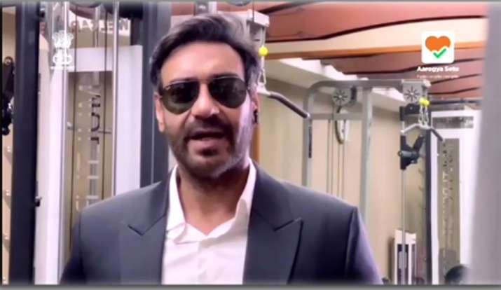ajay devgn latest video on aarogya setu ajay devgn latest video on aarogya setu - India TV