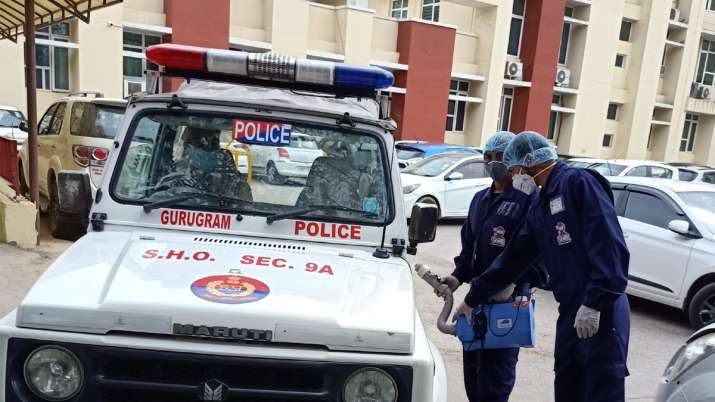 Droom extends its Germ-Shield technology to sanitize the fleet of Gurugram Police Droom extends its Germ-Shield technology to sanitize the fleet of Gurugram Police - India TV Paisa