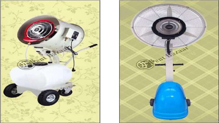 Covid-19: Tent Bazaar introduces mist fan range to sanitize body Covid-19: Tent Bazaar introduces mist fan range to sanitize body- India TV Paisa