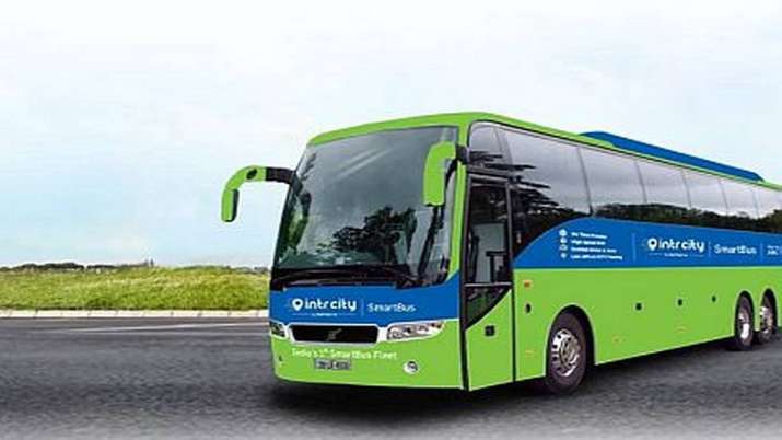 intercity railyatri started smartbus service with safety features intercity railyatri started smartbus service with safety features - India TV Paisa