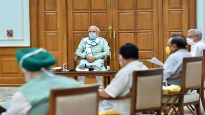 PM Narendra Modi Launched Aatmanirbhar UP Rojgar Abhiyan, 1Cr Migrant Workers get jobs PM Narendra Modi Launched Aatmanirbhar UP Rojgar Abhiyan, 1Cr Migrant Workers get jobs- India TV Paisa