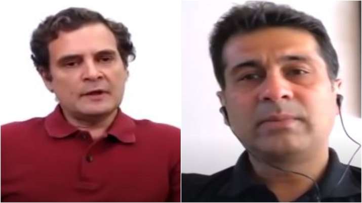Rahul Gandhi's discussion on COVID-19, economy with industrialist Rajiv Bajaj aired Rahul Gandhi's discussion on COVID-19, economy with industrialist Rajiv Bajaj aired - India TV Paisa