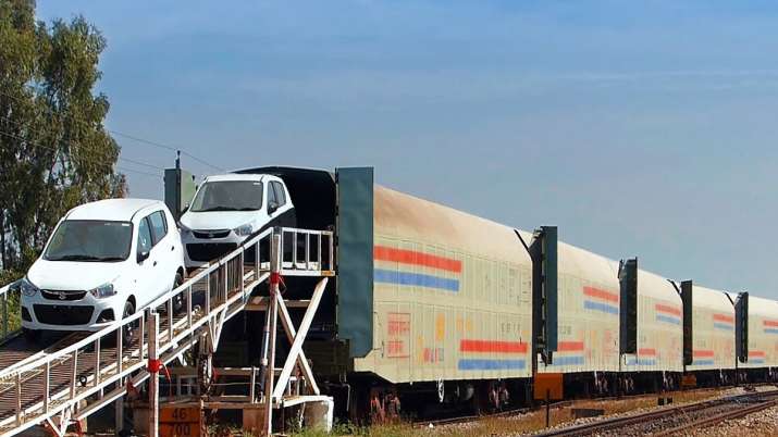 Maruti transports over 6.7 lakh cars through Indian Railways in 6 yrs Maruti transports over 6.7 lakh cars through Indian Railways in 6 yrs- India TV Paisa