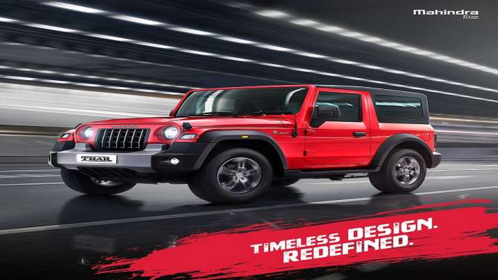 Mahindra unveils all new Thar, launch on October 2 Mahindra unveils all new Thar, launch on October 2- India TV Paisa