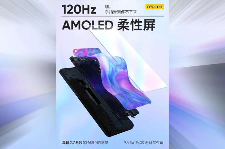 Realme X7 series is coming on September 1 with 120Hz AMOLED screen and 5G support Realme X7 series is coming on September 1 with 120Hz AMOLED screen and 5G support- India TV Paisa