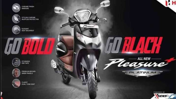 Hero Pleasure Plus Platinum Launched priced at Rs 60,950 Hero Pleasure Plus Platinum Launched priced at Rs 60,950- India TV Paisa