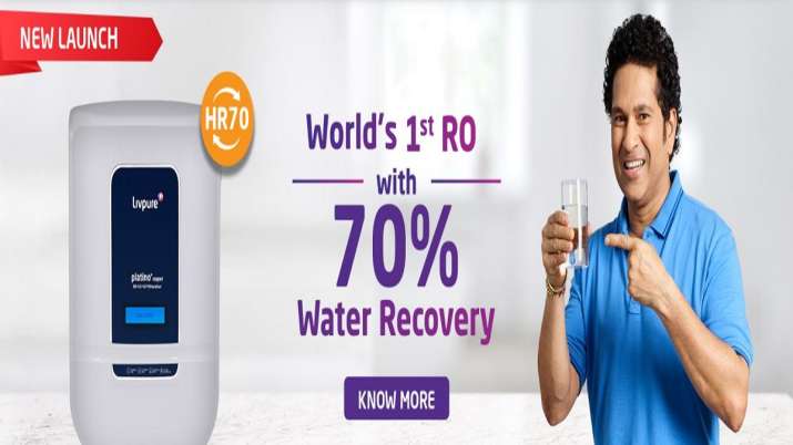Livpure launches world's first RO water purifier with 70 percent water recovery Livpure launches world's first RO water purifier with 70 percent water recovery- India TV Paisa