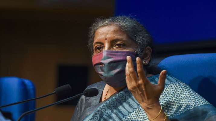 Compensation cess of Rs 20,000 crore to be distributed to states tonight says Nirmala Sitharaman Compensation cess of Rs 20,000 crore to be distributed to states tonight says Nirmala Sitharaman- India TV Paisa