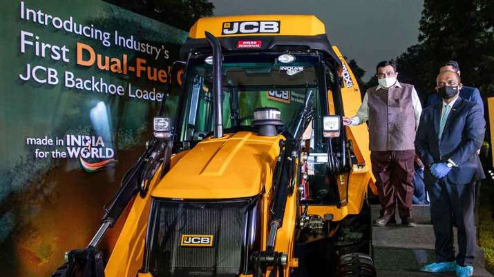 JCB devlope dual fuel diesel cng loader JCB devlope dual fuel diesel cng loader- India TV Paisa