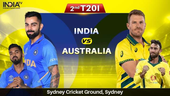 Live cricket Score, Ind vs Aus 2nd T20I : मेजबान ऑस्ट्रेलियाई टीम के खिलाफ भारत की नजर 2-0 की अजेय बढ़त पर Live cricket Score, Ind vs Aus 2nd T20I : मेजबान ऑस्ट्रेलियाई टीम के खिलाफ भारत की नजर 2-0 की अजेय बढ़त पर