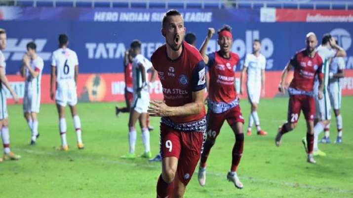 ISL -7 : वाल्सकिस के दो गोल से जमशेदपुर एफसी ने एटीके मोहन बागान को हराया