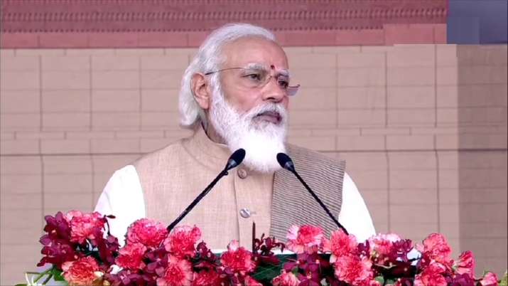 संसद भवन भूमि पूजन पर पीएम मोदी ने गुरु नानकदेव की सीख का किया जिक्र