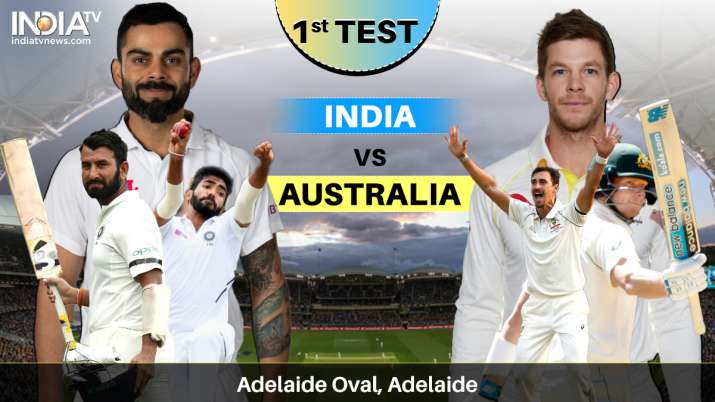 Live Cricket Score India vs Australia 1st Test: भारत बनाम ऑस्ट्रेलिया डे नाईट टेस्ट मैच लाइव अपडेट