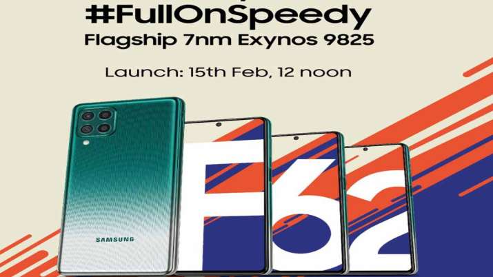 Samsung Galaxy F62 with Exynos 9825 chip in India on Feb 15 Samsung Galaxy F62 with Exynos 9825 chip in India on Feb 15- India TV Paisa