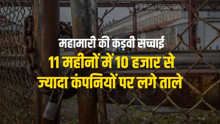 Cornavirus Pandemic impact on jobs more than 10 thousand companies shut down in last 11 months Cornavirus Pandemic impact on jobs more than 10 thousand companies shut down in last 11 months- India TV Paisa