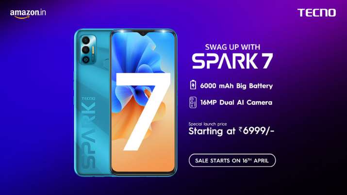 टेक्नो ने 6,999 रुपए की कीमत में स्पार्क 7 स्मार्टफोन लॉन्च किया टेक्नो ने 6,999 रुपए की कीमत में स्पार्क 7 स्मार्टफोन लॉन्च किया- India TV Paisa