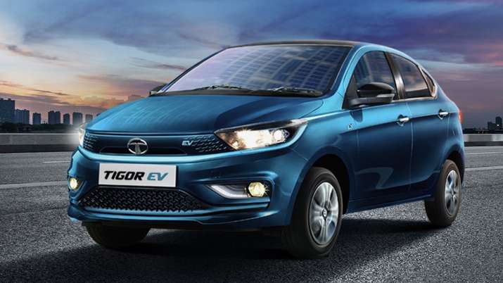 Tata Motors launches Tigor EV with price Rs 12 lakh Tata Motors launches Tigor EV with price Rs 12 lakh- India TV Paisa